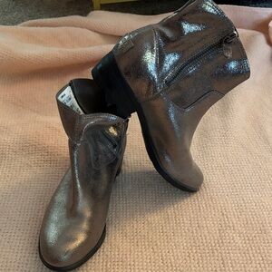 Sorel Silver Ankle Boots